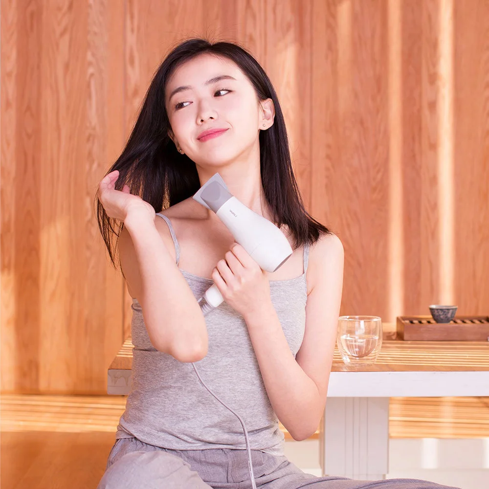 Складной фен для волос Xiaomi Yueli портативный дорожный распылитель 1200 Вт
