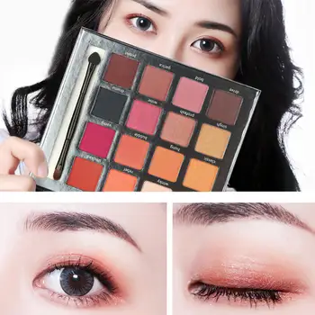 

16 Colors Prettyuk Eye Shadow Shimmer Matte Waterproof Durable Eyeshadow Palette