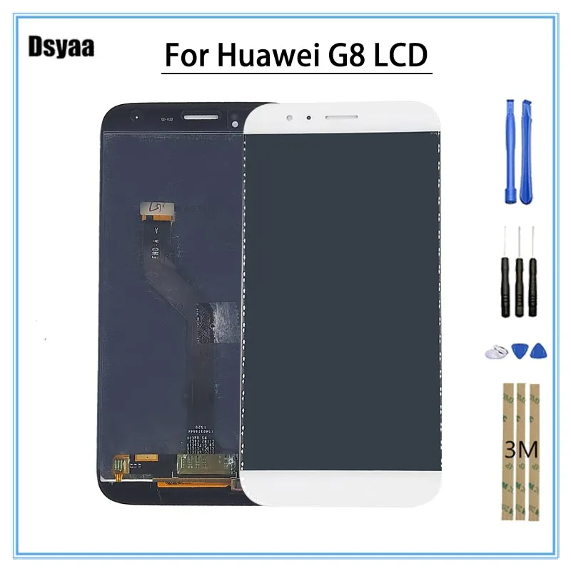 

For Huawei G8 GX8 RIO-L01 RIO-L02 RIO-L03 LCD Display Touch Screen Digitizer Assembly Replacement For Huawei G8 LCD 5.5''