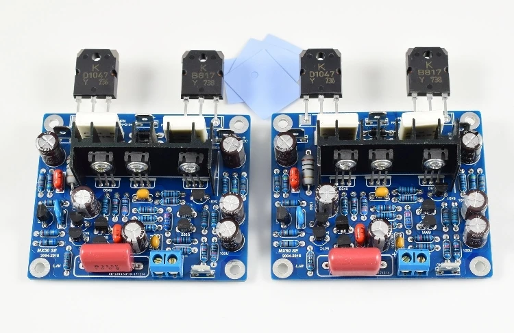2018 новые наборы DIY 2 шт. MX50 SE 100WX2 двухканальный стерео аудио усилитель мощности