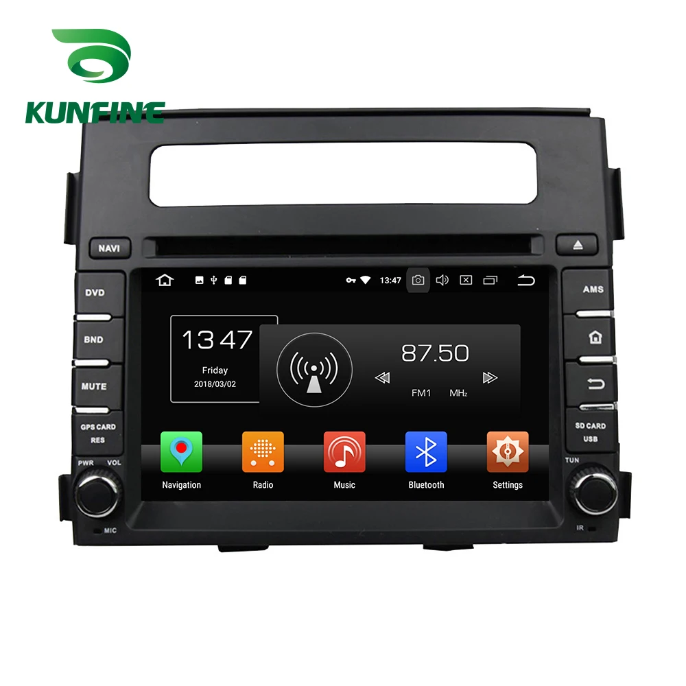

KUNFINE Quad Core 2GB RAM Android 8.1 Car DVD GPS Navigation Multimedia Player Car Stereo For Kia Soul 2011-2012 Radio wifi 3G