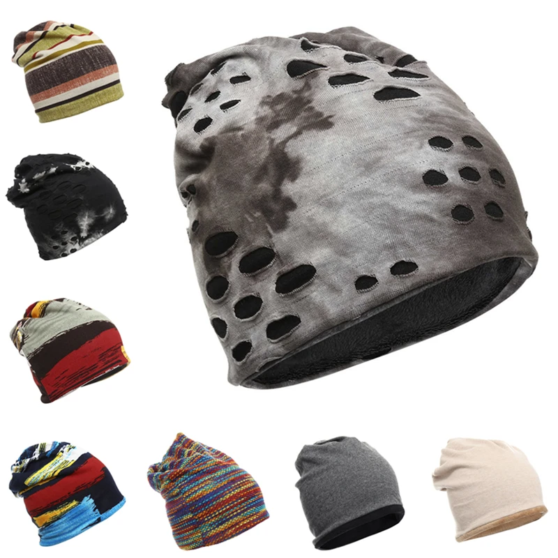 16 Color Winter Fashion Mutifunction Hats Face Mask Men Women Bean