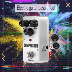 Эффект гитарной педали компрессор усилитель искажения Overdrive электрический бас гитарные эффекты настоящий Обход Музыкальные инструменты