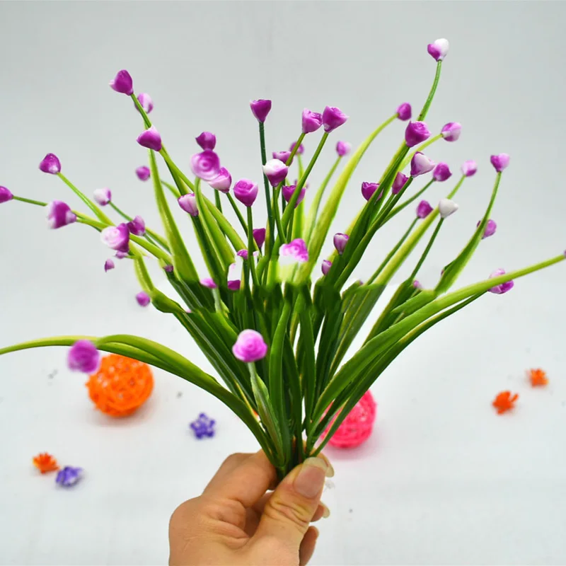 

Artificial Fake Little Rose Flower Silk Flowers Bouquet Home Wedding Decor