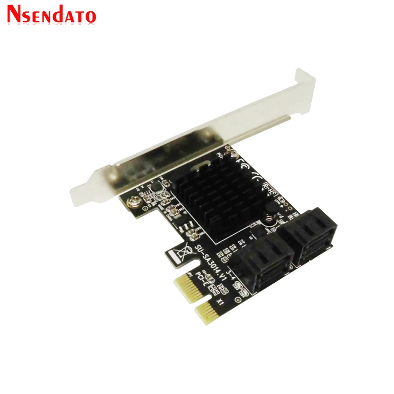 PCIE к SATA 3 0 карта PCI E адаптер Express 6G SATA3.0 4 порта III расширения контроллера для SSD HDD IPFS