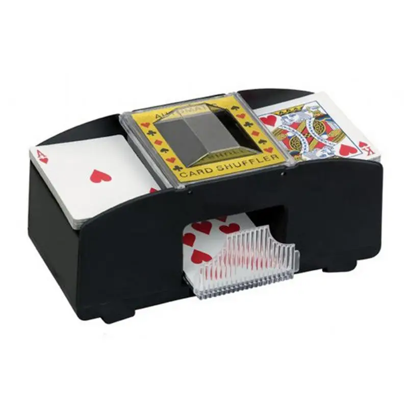 

Party Game Auto Poker Shuffler Board Game Electric Game Playing Cards Wooden Fashion Hot Winter Home Entertainment