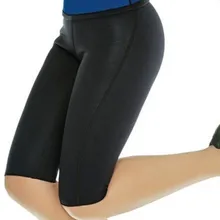 Быстросохнущие Фитнес Бег эластичные плотные шорты неопрен спортивные шорты для спортивного зала женские в Йога шорты с высокой посадкой для похудения ткань