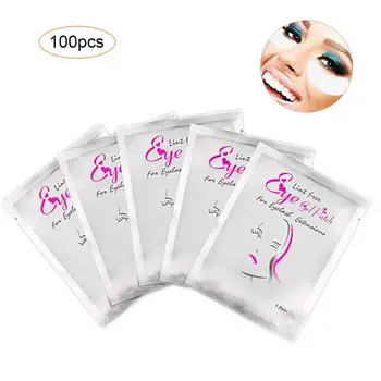 

100 Pairs Professional Eye Pads Eyelash Gel Patch Lint Free Lashes Extension Mask Eyepads Beauty Tools Eyelash Extension Tool