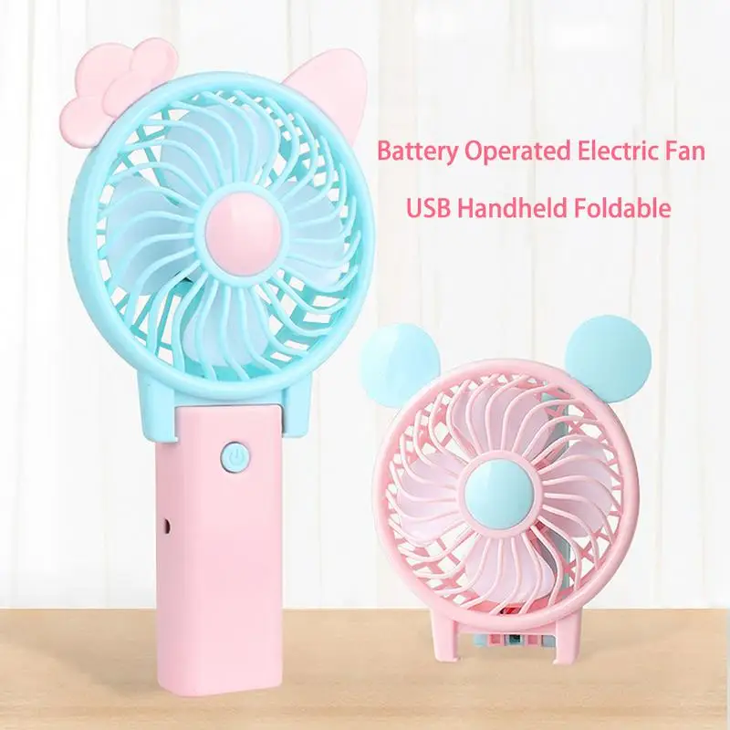 

Portable Hand Fan USB Rechargeable Foldable Handheld Mini Fan Cooler Cooling Fan For Office Desk Table Outdoor Travel