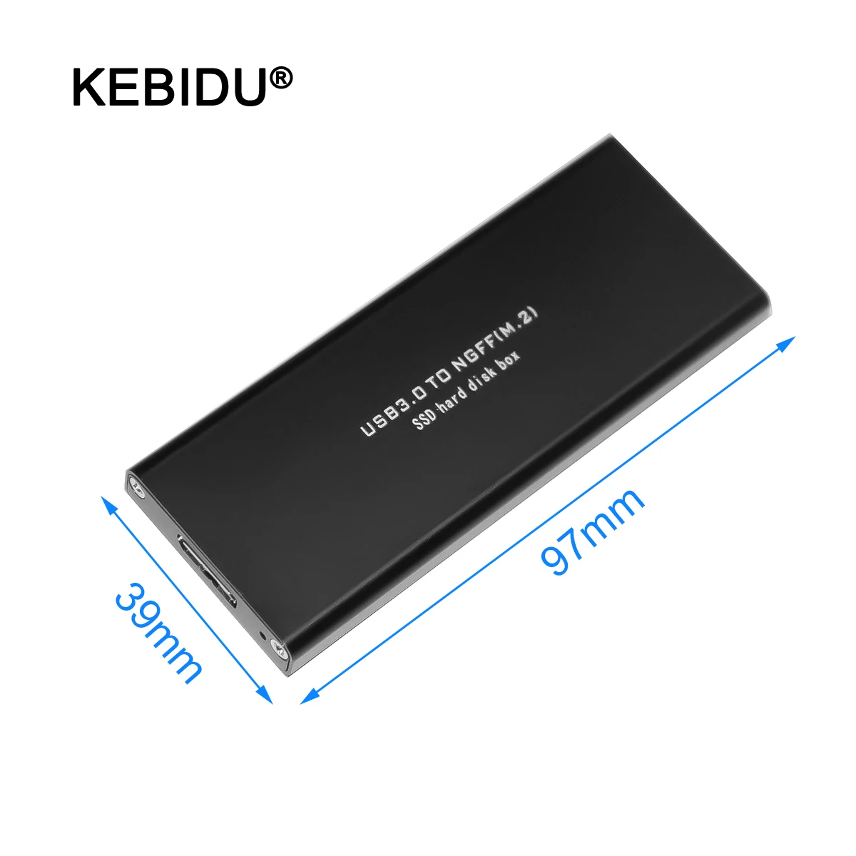 

LM-711N Aluminum SSD Enclosure USB 3.0 M2 / NGFF To M.2 Solid State NGFF Drive Hard Disk Adapter HDD Box Support 2242/2260/2280