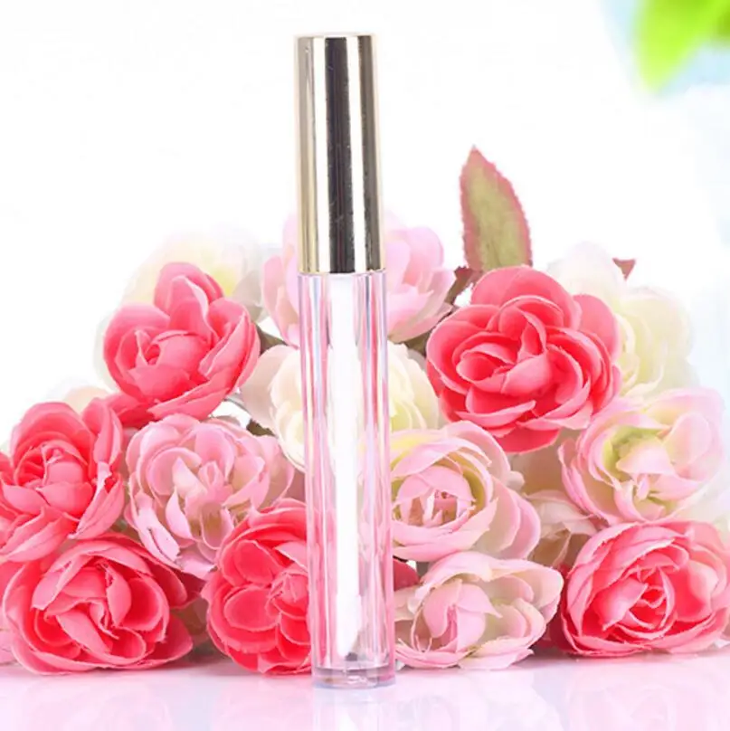 250pcs 10ML Mini round lip gloss tube cosmetic package bottle empty container with gold cap new | Красота и здоровье