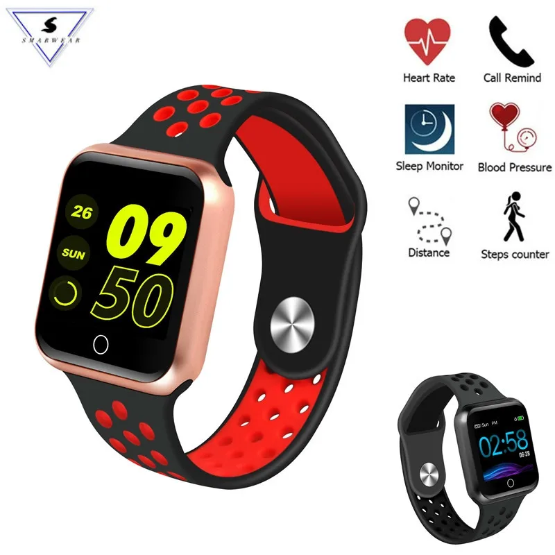 

Ssmarwear S226 Smart Watch Men Women Fitness Tracker Heart Rate Monitor Smart Bracelet Blood Pressure Pedometer Android IOS
