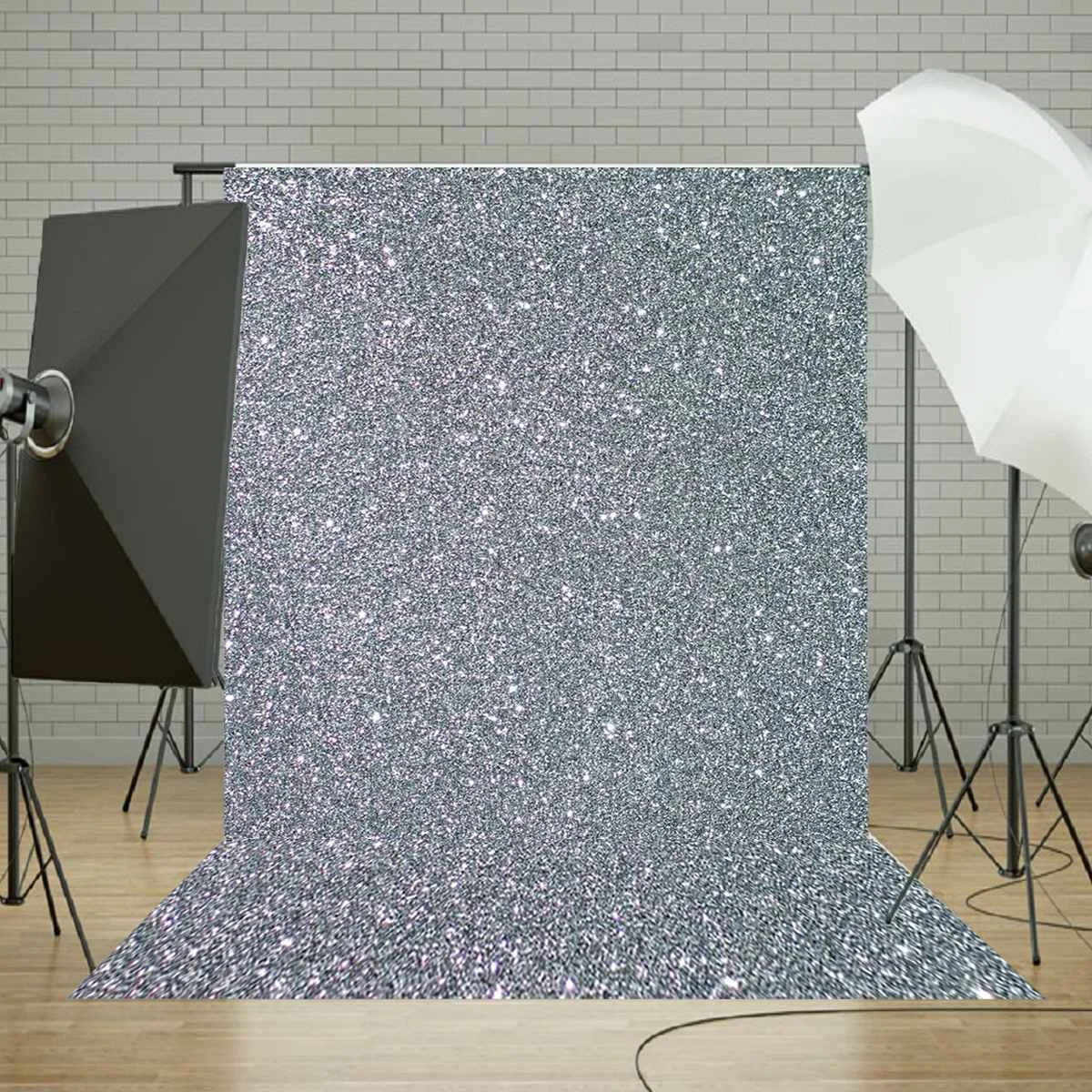 

Freya 150x210cm Photo Background Sparkling Silver Illusory Photography Backdrops Studio Photography Background Backdrop Props