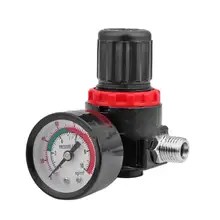 ABS распылитель для покраски воздуха регулятор сепаратор Регулируемый манометр инструмент контроль давления воздуха Манометр Пневматический фильтр