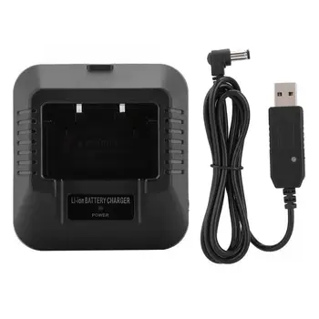 

Battery Charger for Baofeng UV-5R DM-5R Plus Series Walkie Talkie Power Adapter Two Way Radio Charger Base 100% New High Quality