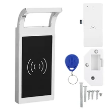 Цинковый сплав смарт-электронный замок для шкафа Противоугонный ящик Электрический RFID карточный замок