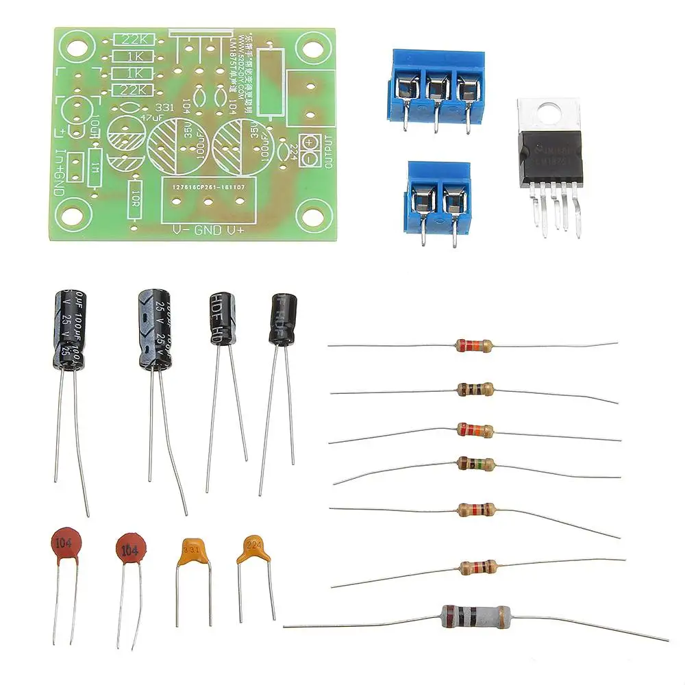 CLAITE LM1875T подойдет как для повседневной носки, так канал звуковой дорожки, Hi-Fi, Динамик усилитель сборки DIY аксессуары