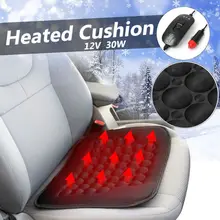 12 В 30 Вт универсальный Электрический Автомобиль переднее сиденье с подогревом Подушка тепловой коврик-грелка крышка контроль температуры зима