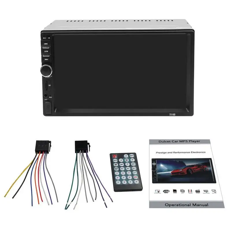 

Car MP5 Player Bluetooth HD Display DVD Player 7 Inch LCD Touch Screen Monitor Wireless Audio Calling