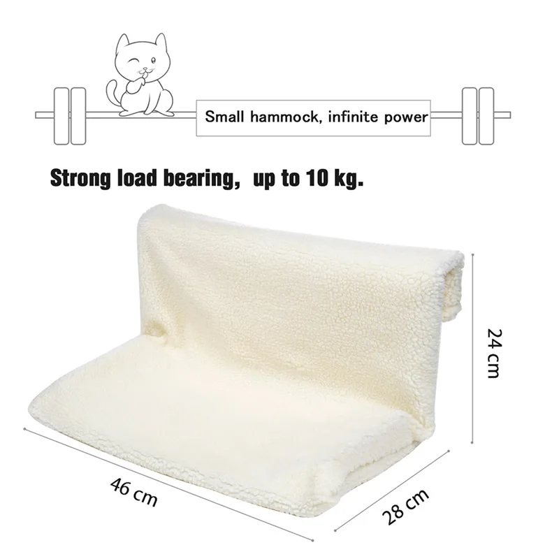 Подвесной Теплый Гамак для кошек кошка Лежанка закрепляемая на батарее клетка полка для дома окунь Колыбель плюшевая корзина для котенок щенок маленькие собаки поставка