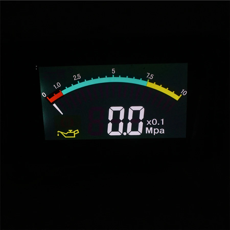 Универсальный 12 v/24 v Автомобильный цифровой ЖК-дисплей масло Давление давления в шинах предохранитель моторное масло Давление метр Cardinal Numeral