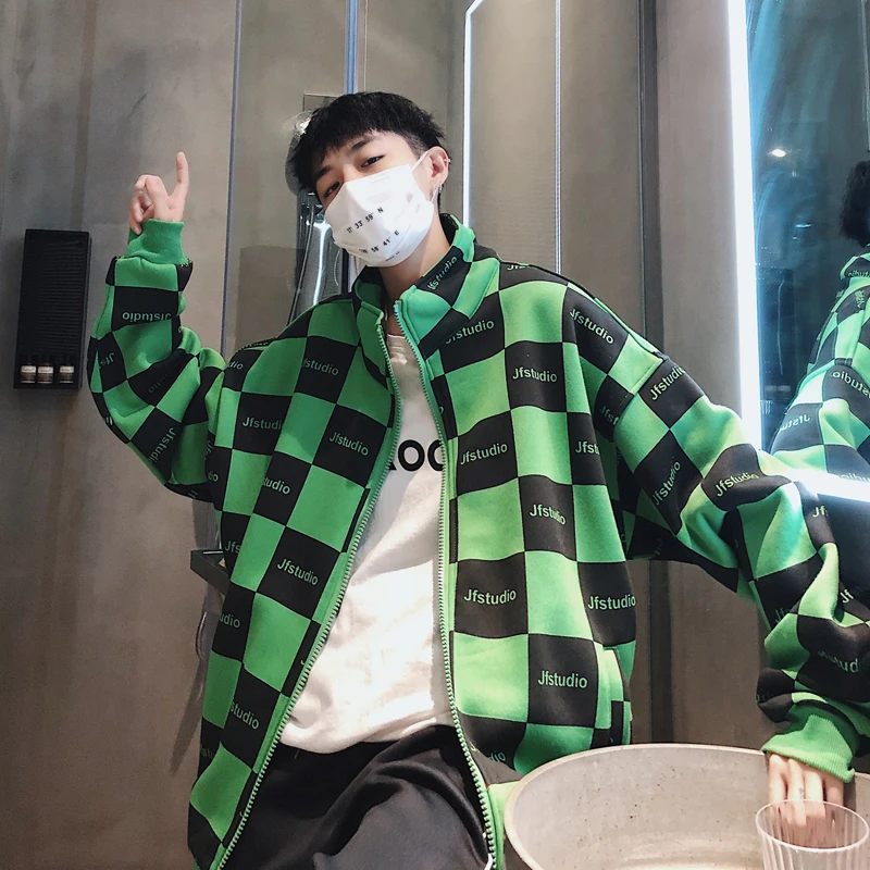 Осенняя новинка толстовки для мужчин модная повседневная толстовка на молнии с