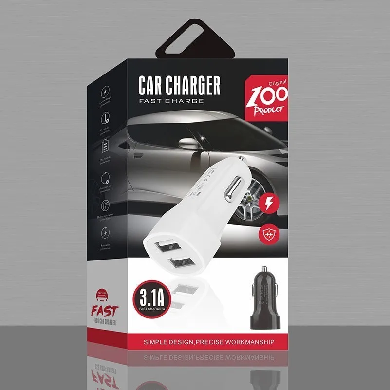 Car Charger Quick Charge 3.1a Usb Fast Charger For Iphone X Xr 8 Qc 3.0 Usb Car Charger For Samsung S9 S8 Huawei Xiaomi Mi 9