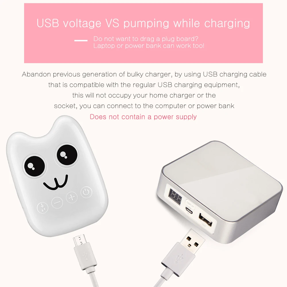 Tanie Laktator dwustronna pompa do mleka butelka dla dziecka dostawy poporodowe elektryczny ekstraktor do mleka laktator zasilany z USB karmienie piersią dla dzieci