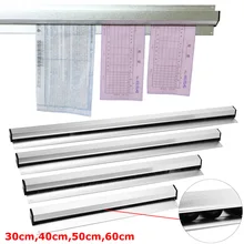 Bilhete de cozinha, barra de armazenamento de bilhete de 30cm, 40cm, 50cm e 60cm, suporte de conta, receptor, rack de pendurar para cozinha organizador de bilhete de ferramenta,