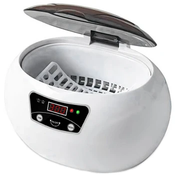 

600Ml Ultrasonic Cleaner Bath Timer For Jewelry Parts Glasses Manicure Stones Cutters Dental Razor Brush Ultrasound Sonic EU/US