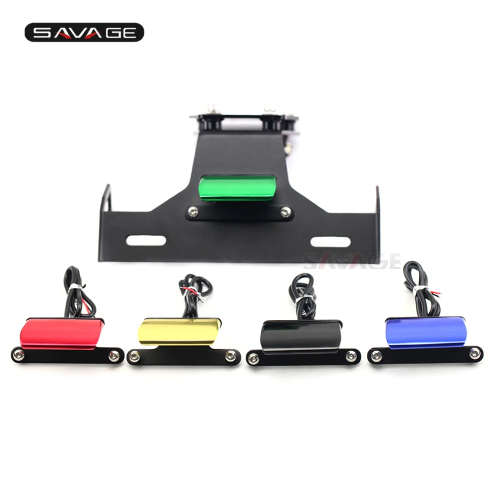 

License Plate Holder Led Light For Kawasaki Z900 2017 2018 2019 Motorcycle Accessories Tail Tidy Fender Eliminator Cnc Z 900
