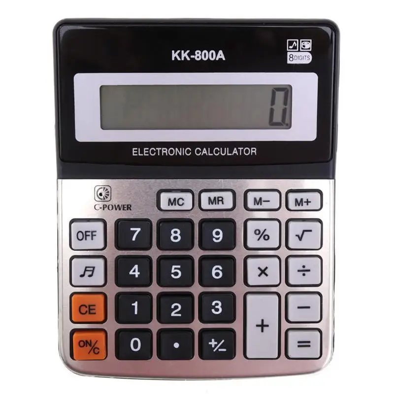 

ALLOYSEED Portable 8 Digital Display Scientific Calculator Electronic Math Calculator Tool 145 X 115 mm For Office