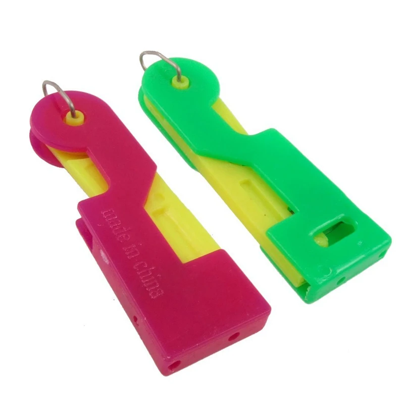 

2 Pcs Sewing Automatic Assorted Color Plastic Needle Threader