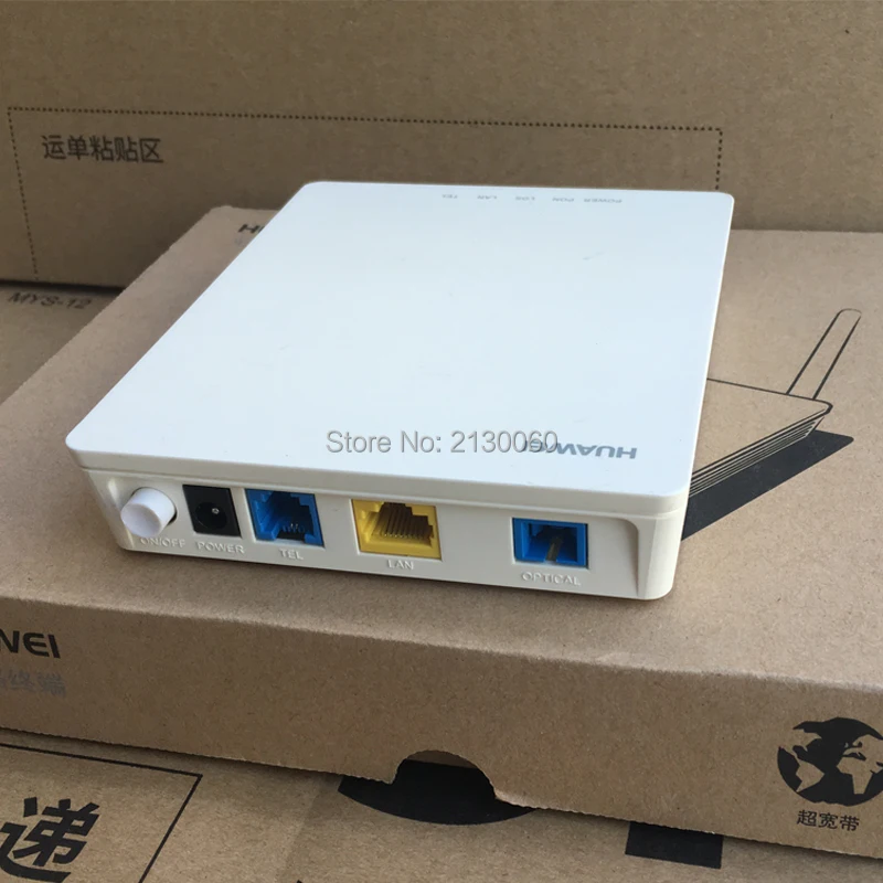 Подержанный HUAWEI HG8311 GPON ONU ONT с 1Lan+ 1 портом применяется к FTTH режиму, H.248 и SIP двойной protocl проводной Termina Gpon