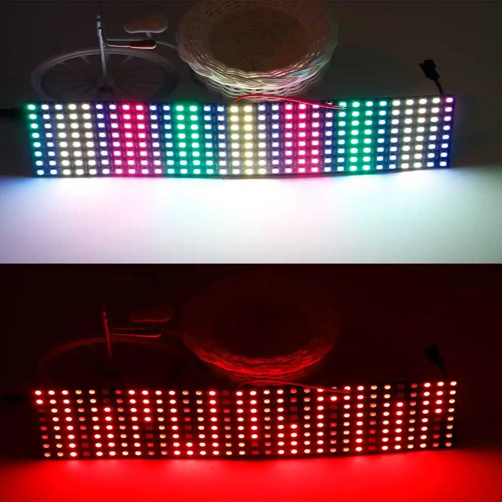 

LED Module Strip 8x32cm 16x16cm WS2812B 256 Pixels Digital 5050 RGB Dream Color Programmed LED Module Strip DC5V