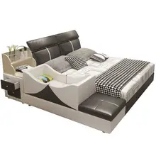 Home Furniture Modern Mobilya Tempat Tidur Tingkat Literas Single Meuble Maison Leather Cama Moderna Mueble De Dormitorio Bed