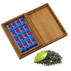 Легкая бамбуковая коробка креативный Настольный органайзер деревянная коробка для хранения чая бамбуковая упаковка простая нежная