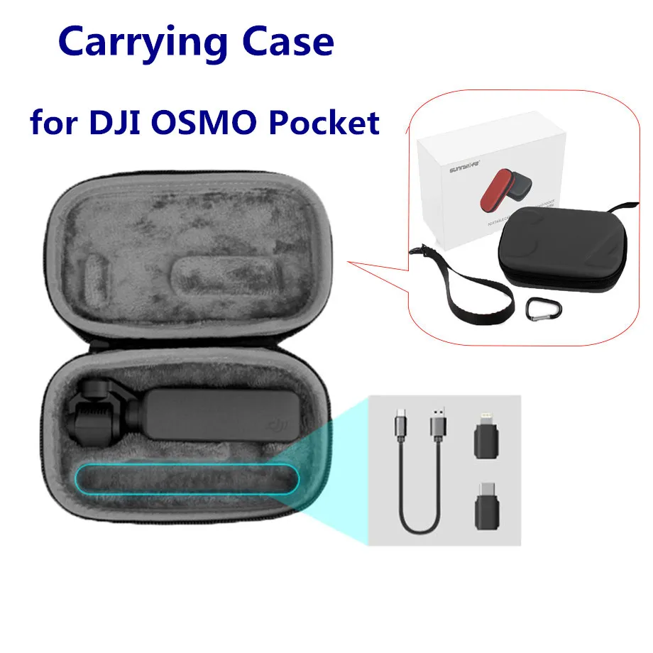 

Portable Bag for DJI Osmo Pocket Handheld Hardshell Bag Storage Carry Case for Osmo Pocket Handheld Gimbal Accessories Case