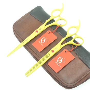 

Meisha 7.0" Japan Steel Salon Hairdresser's Hair Scissors Set with Bag Hairdressing Hair Cutting Shears Thinning Clipper HA0469