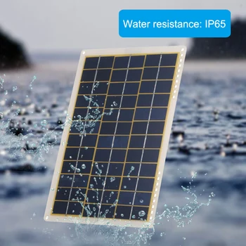 

Camping 15W DC5V/DC18V Portable Solar Power Energy Charging Panel USB Interface Waterproof Necessities for Hiking Climbing