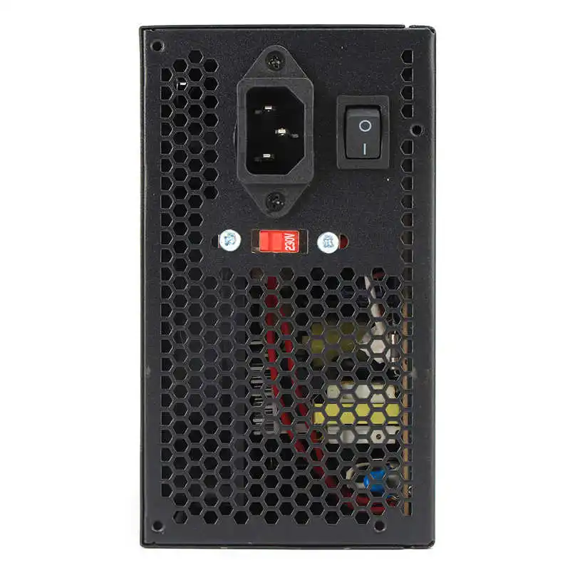 Черный 800 Вт блок питания 120 мм вентилятор 24 Pin PCI SATA ATX 12V Molex Подключение компьютера блок питания 80+ золото