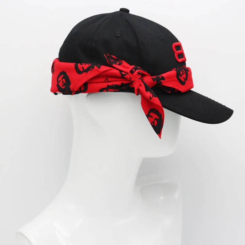 Хлопковая бандана мужская красная Che Guevara квадраты шейный шарф женская головная повязка для хип-хопа платок головной убор