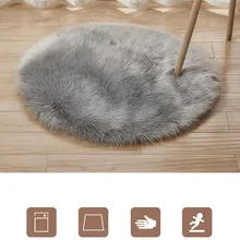 50 шт. мягкие искусственные коврик из овчины чехлы для стульев коврик для спальни из искусственной шерсти теплые ковер с длинным ворсом сиденье шерст
