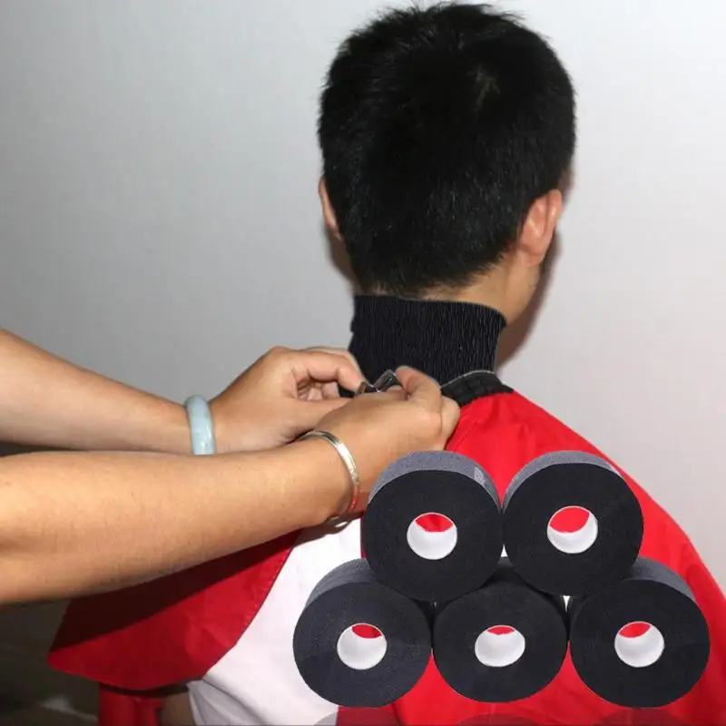

5 Rolls Necks Cover Ruffle Roll Paper Professional Hair Cutting Salon Tool Hairdressing Collar Neck Ruffle Roll