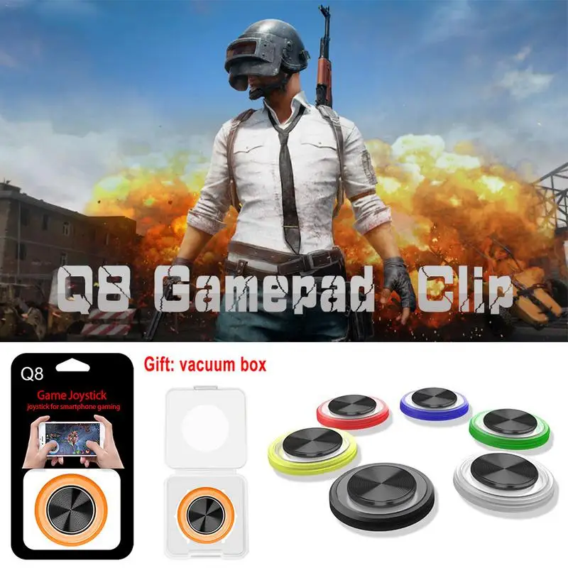 

Q8Plus Mobile Phone Smartphone Mini Touch Screen Joystick Clip-on Clamp For Phone Tablet Arcade Game Joystick For King Of Glory