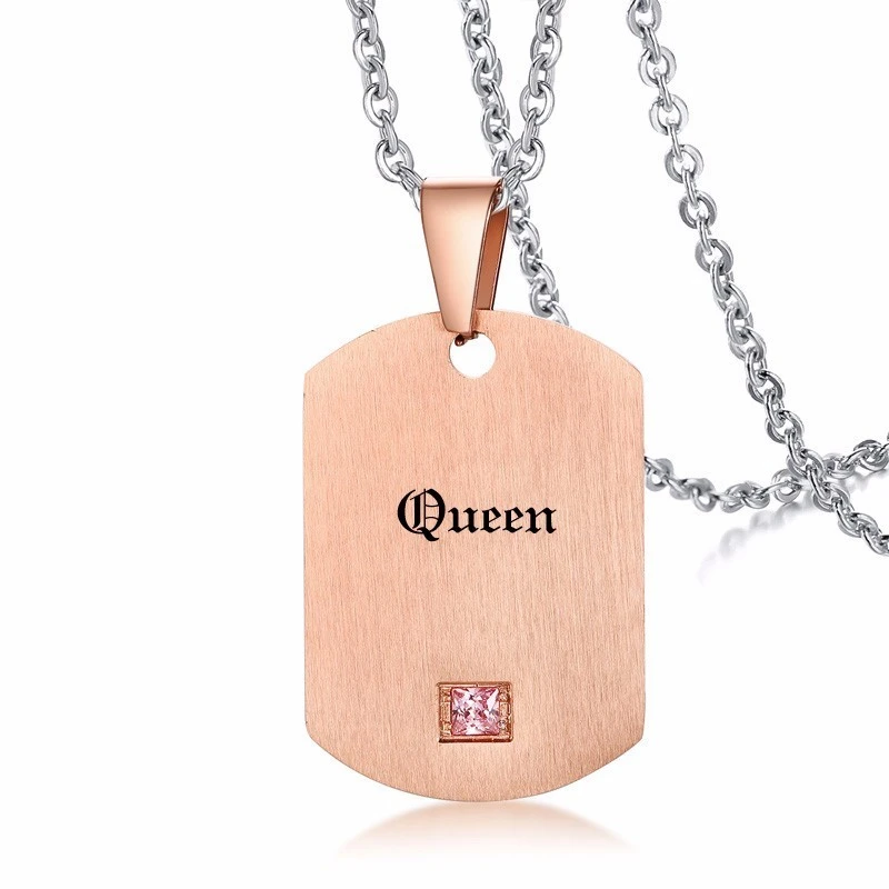 personalised dog chain necklace