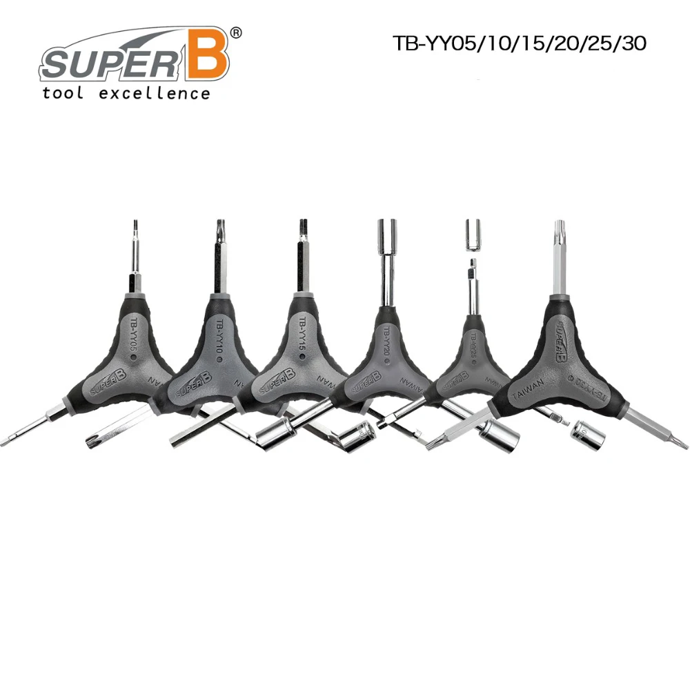 Супер B TB YY05/YY10/YY15/YY20/YY25/YY30 торцевой ключ &quotY&quot для велосипеда шестигранный Ключи