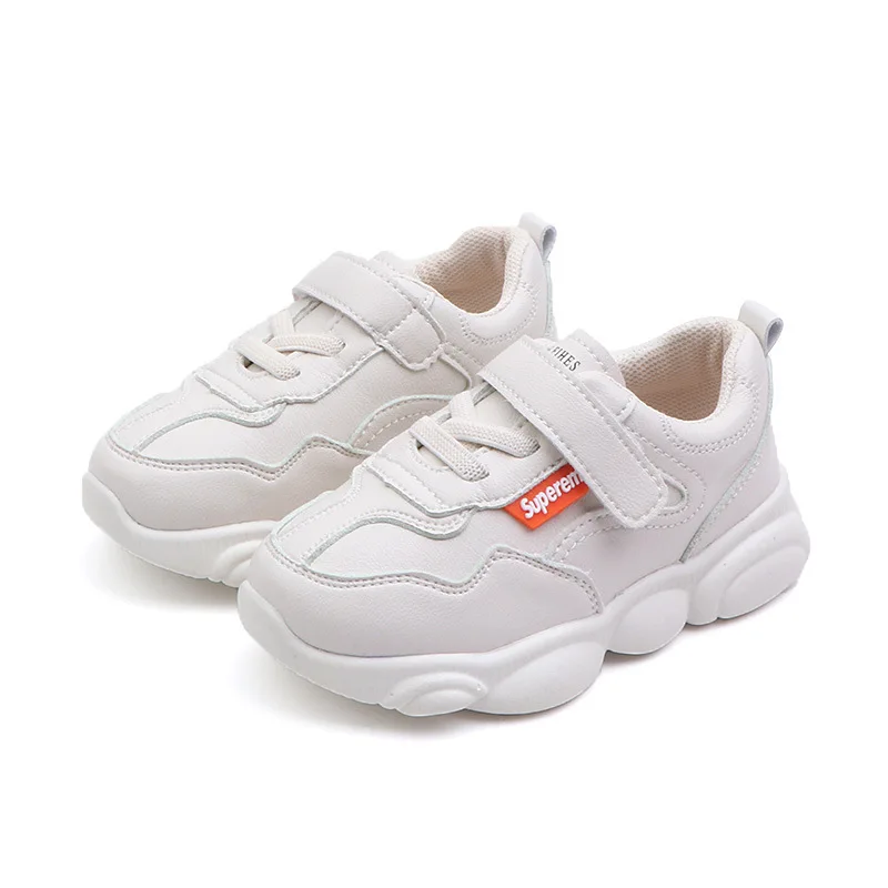 

Children's Shoes 2019 Spring Little Bear Outsole Boys White Shoe Brand Girls Sneakers Casual Sport Trainer 1 2 3 4 5 6 years