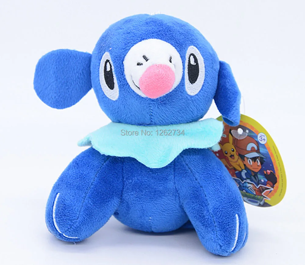 10/лот 7 стилей Alola Vulpix Cubone Lapras Litten Mudkip Popplio 11 см клип игрушка фигурка куклы в
