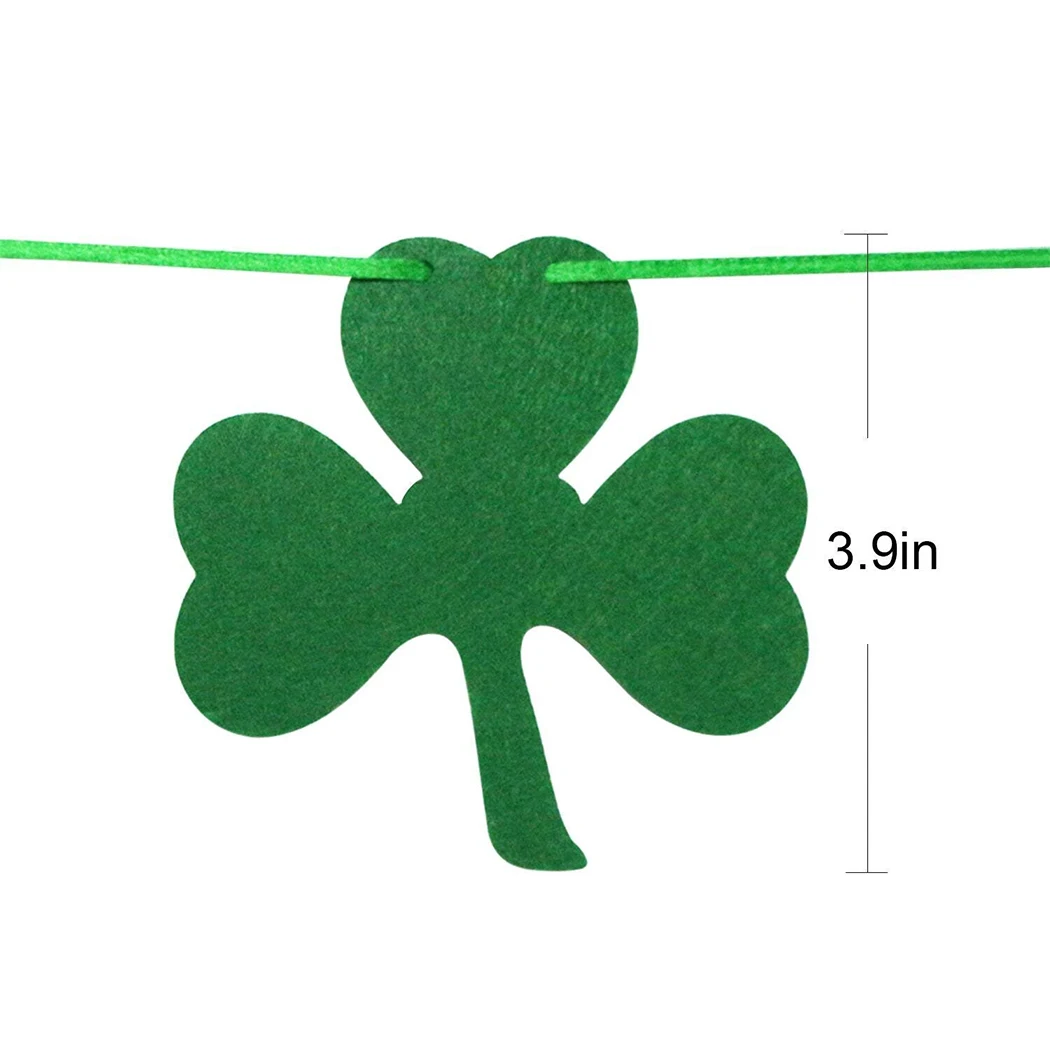 2 шт Висячие баннеры Shamrock Подвесные Украшения для вечеринки на День Святого